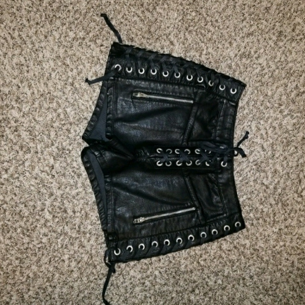 Black shorts - Revolve Coachella Shorts